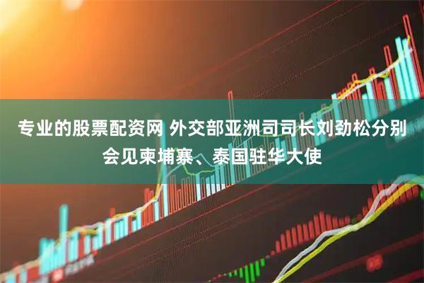 专业的股票配资网 外交部亚洲司司长刘劲松分别会见柬埔寨、泰国驻华大使