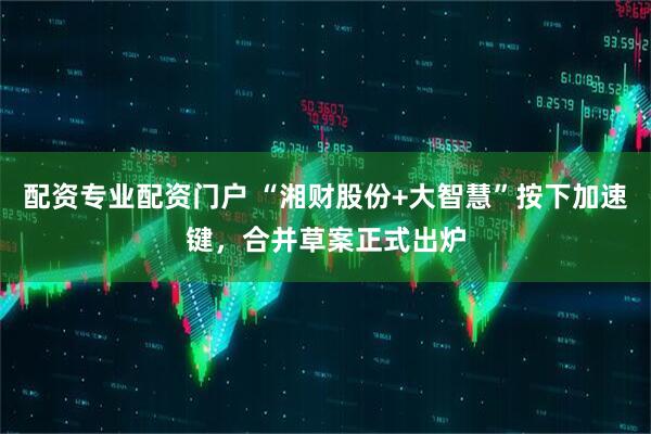 配资专业配资门户 “湘财股份+大智慧”按下加速键，合并草案正式出炉